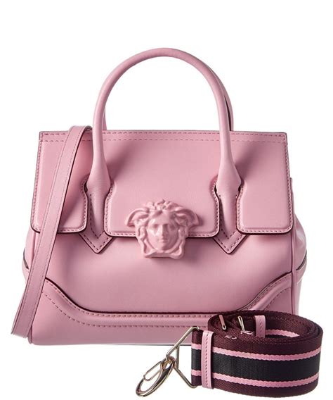 versace pink handbags|hot pink Versace bag.